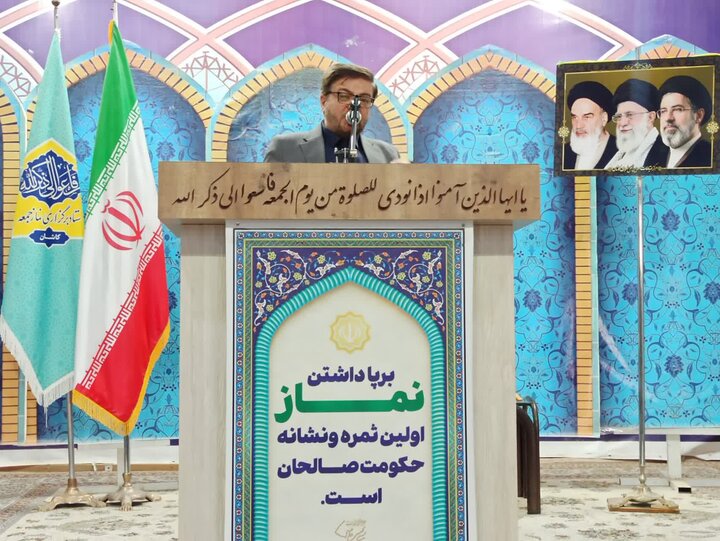 تصاویر/ نمازعبادی سیاسی جمعه کاشان