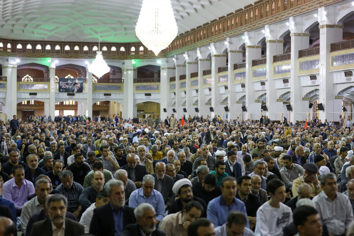 تصاویر/ آیین عبادی سیاسی نماز جمعه تبریز