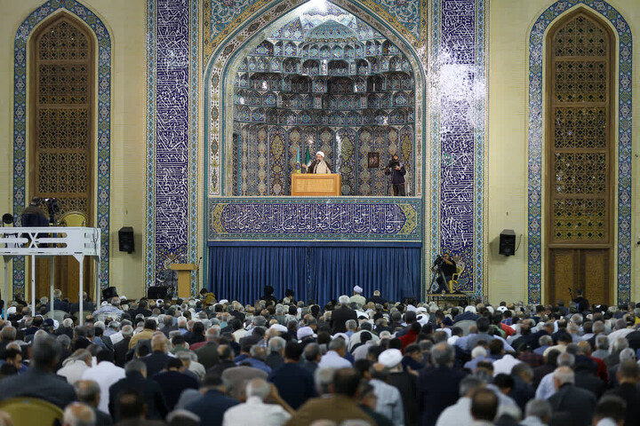 تصاویر/ آیین عبادی سیاسی نماز جمعه تبریز