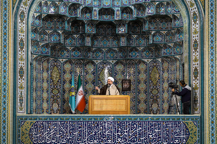 تصاویر/ آیین عبادی سیاسی نماز جمعه تبریز
