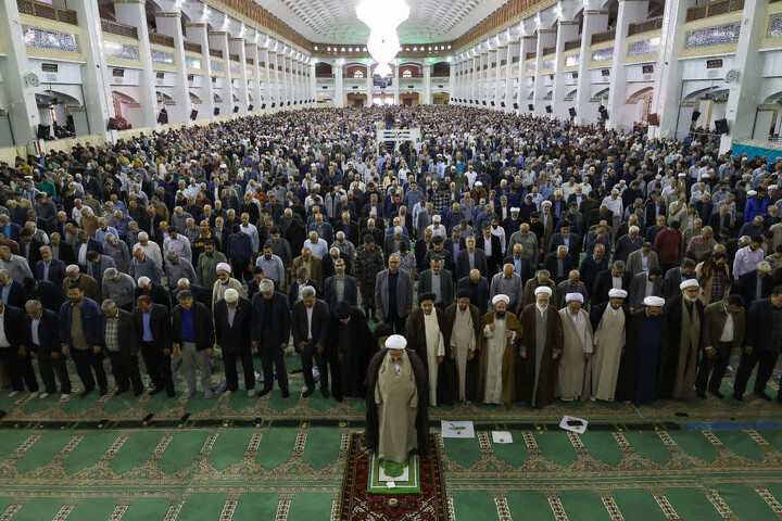 تصاویر/ آیین عبادی سیاسی نماز جمعه تبریز