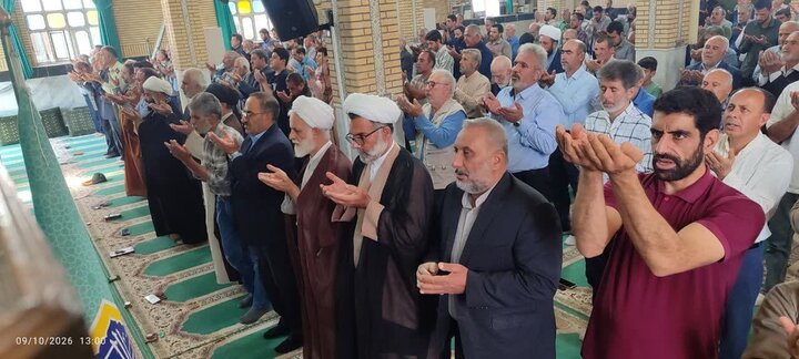 تصاویر/اقامه نماز عبادی سیاسی جمعه در زرندیه