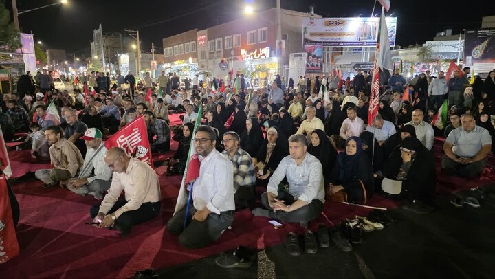 تصاویر| دویست و بیست و سومین شب تجمع میدان مادر بیرجند
