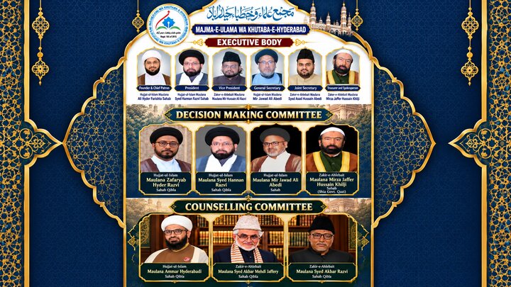 مجمع علماء و خطبا حیدر آباد کے اراکین اہم اجلاس، خلع و طلاق کے مسائل کے حل کے لیے دو کمیٹیوں کا قیام