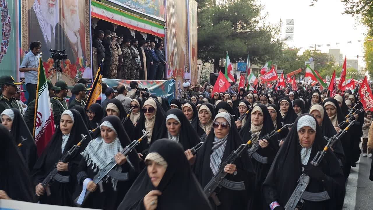 حضور پرشور طلاب خواهر استان چهارمحال و بختیاری در رزمایش «جان‌فدایان بام ایران»+تصاویر