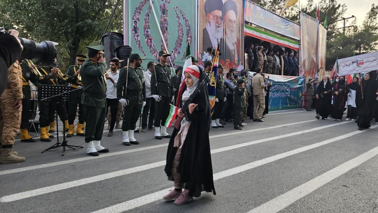 حضور پرشور طلاب خواهر استان چهارمحال و بختیاری در رزمایش «جان‌فدایان بام ایران»