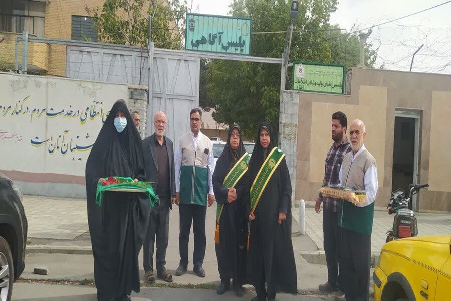 تجلیل بانوان حوزوی ملایر از مجاهدت‌های مدافعان امنیت
