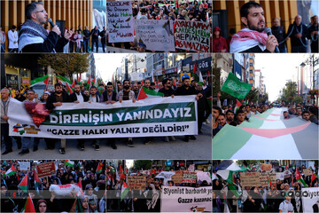 Thousands march in Van to mark third anniversary of Operation Al-Aqsa Storm