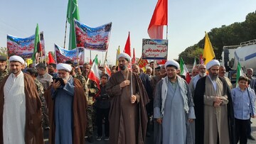 تصاویر| حضور منسجم حوزویان خضری دشت‌بیاض در رزمایش جان‌فدایان قاین