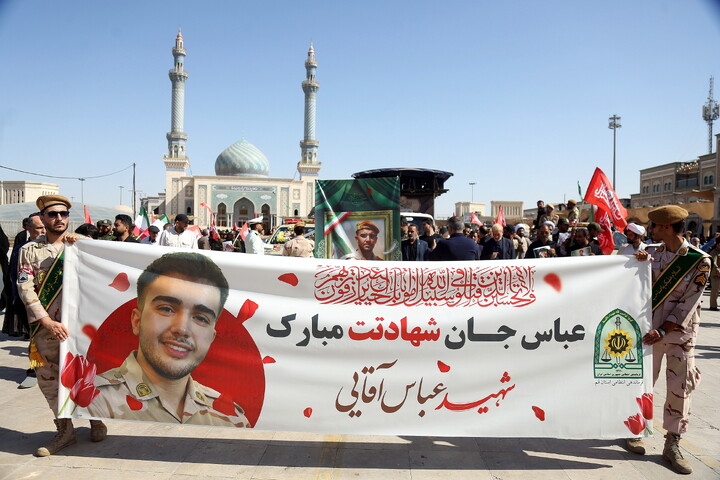 تصاویر/ تشییع شهید عباس آقایی