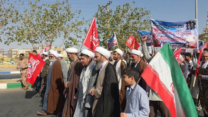 حضور منسجم حوزویان خضری دشت‌بیاض در رزمایش جان‌فدایان قاین