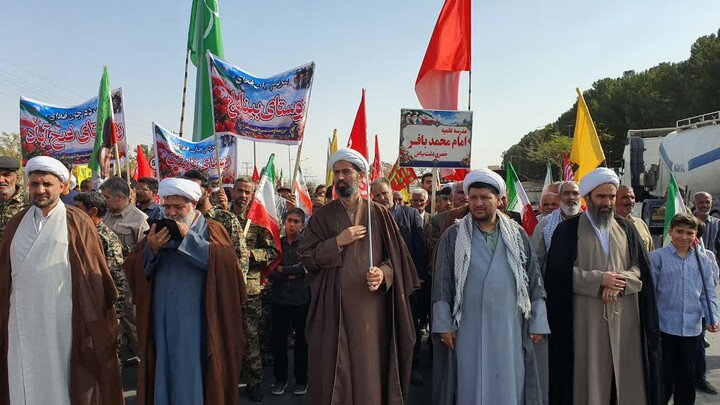حضور منسجم حوزویان خضری دشت‌بیاض در رزمایش جان‌فدایان قاین