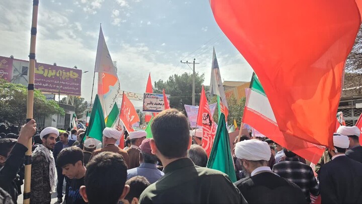 حضور منسجم حوزویان خضری دشت‌بیاض در رزمایش جان‌فدایان قاین