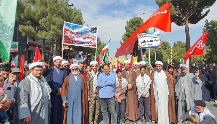 حضور منسجم حوزویان خضری دشت‌بیاض در رزمایش جان‌فدایان قاین