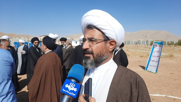 تصاویر/ کلنگ احداث ساختمان حوزه علمیه چهارمحال‌وبختیاری در شهرکرد