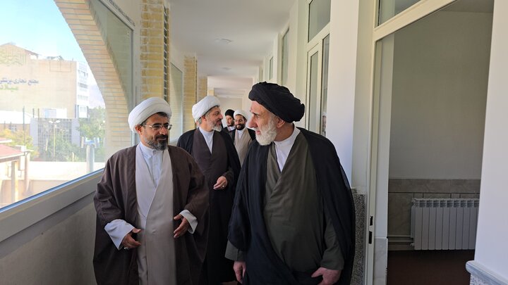 تصاویر/ افتتاح ساختمان جدید مدرسه علمیه حضرت امام صادق(علیه‌السلام) فارسان