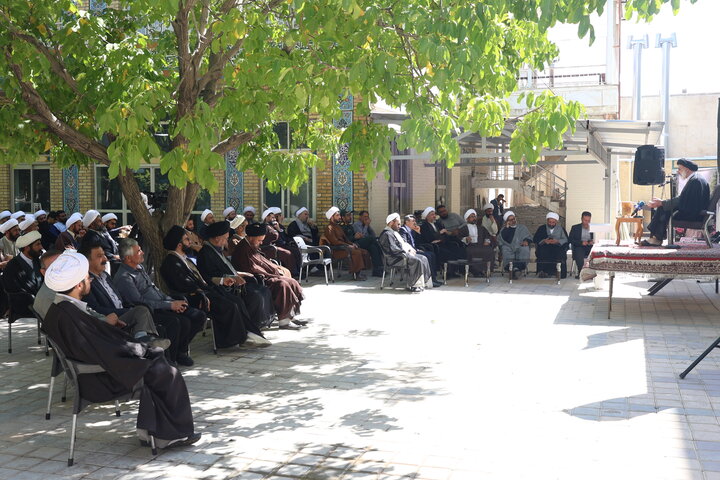 تصاویر/ افتتاح ساختمان جدید مدرسه علمیه حضرت امام صادق(علیه‌السلام) فارسان