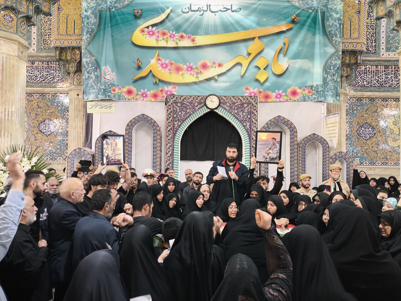 مراسم تشییع شهید عباس آقایی در قم برگزار شد + تصاویر