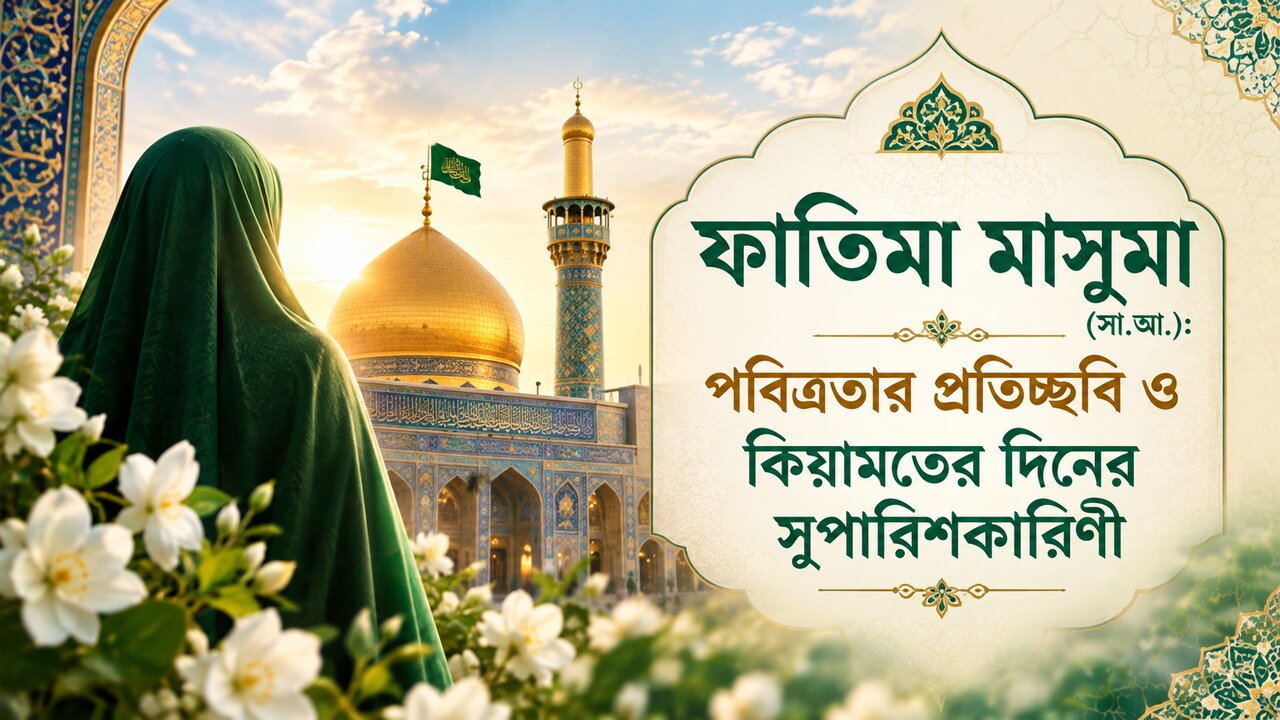 ফাতিমা মাসুমা (সা.আ.): পবিত্রতার প্রতিচ্ছবি ও কিয়ামতের দিনের সুপারিশকারিণী