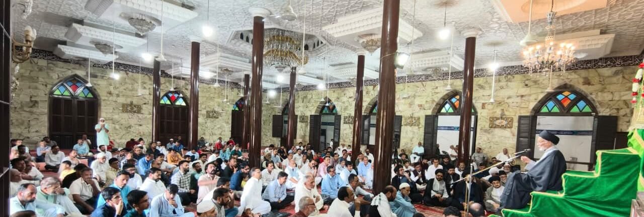 ممبئی میں مولانا سید ابوالقاسم رضوی کی والدۂ مرحومہ کی مجلسِ چہلم، علماء و خطباء اور مومنین کی بڑی تعداد میں شرکت
