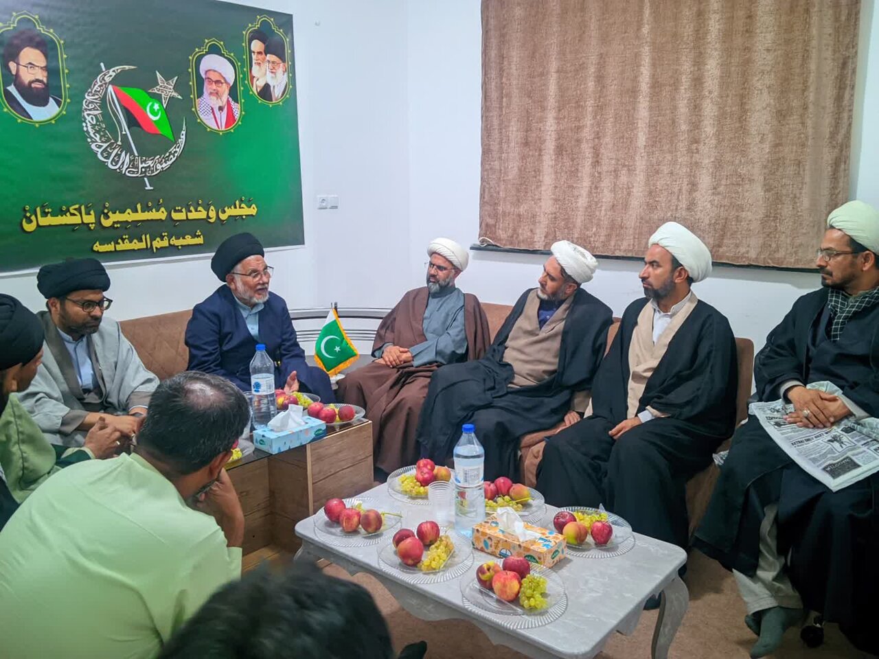 علامہ حسن ظفر نقوی کا دفتر ایم ڈبلیو ایم شعبہ قم کا دورہ / طلابِ علومِ دینیہ کی فکری و سیاسی تربیت اور تبلیغِ دین پر تاکید