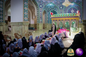 جشن قرآن مدارس قرآنی جنت در کاشان برگزار شد+تصاویر