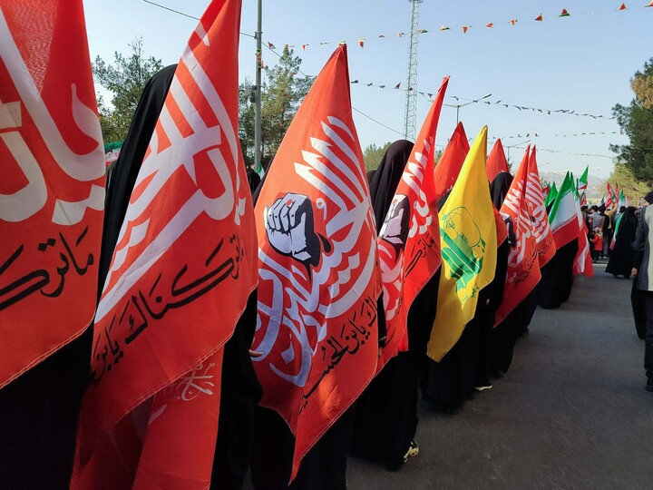 تصاویر| طلاب مدرسه علمیه نرجس(س) در رزمایش جانفدای شهرستان بیرجند
