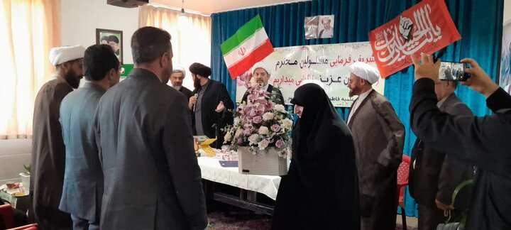 تصاویر/ مراسم تودیع و معارفه مدیر مدرسه علمیه فاطمیه (س) مهدی‌شهر