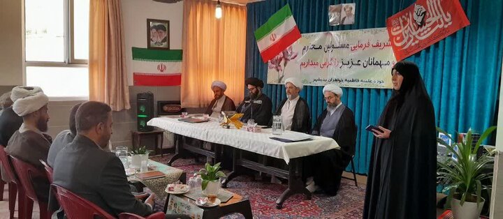تصاویر/ مراسم تودیع و معارفه مدیر مدرسه علمیه فاطمیه (س) مهدی‌شهر