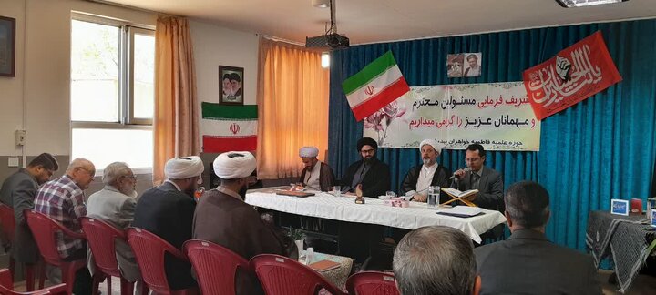 تصاویر/ مراسم تودیع و معارفه مدیر مدرسه علمیه فاطمیه (س) مهدی‌شهر