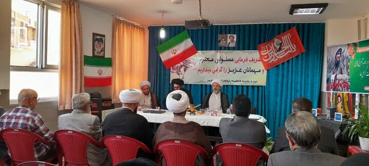 تصاویر/ مراسم تودیع و معارفه مدیر مدرسه علمیه فاطمیه (س) مهدی‌شهر
