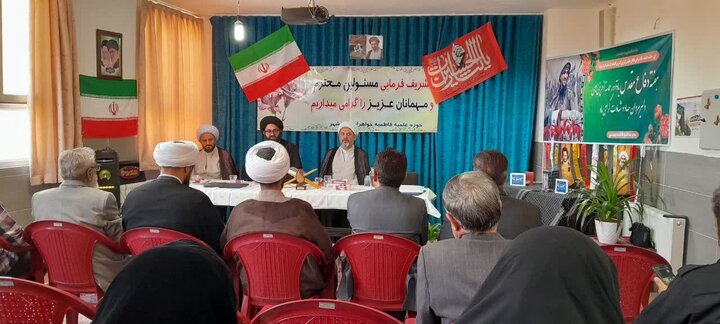تصاویر/ مراسم تودیع و معارفه مدیر مدرسه علمیه فاطمیه (س) مهدی‌شهر