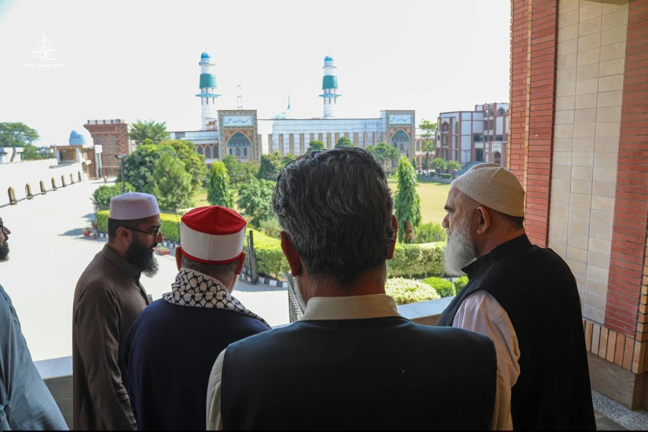 بازدید مفتی اعظم سابق غزه از جامعه العروةالوثقی لاهور پاکستان