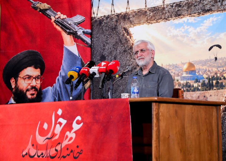 تصاویر/ بزرگداشت رهبر شهید و سالگرد طوفان الاقصی در دانشگاه تهران