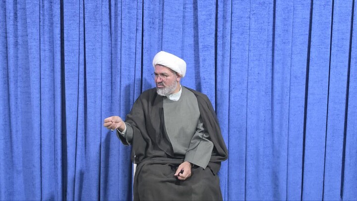 تصاویر| درس اخلاق مدرسه علمیه امام محمد باقر علیه‌السلام خضری دشت‌بیاض