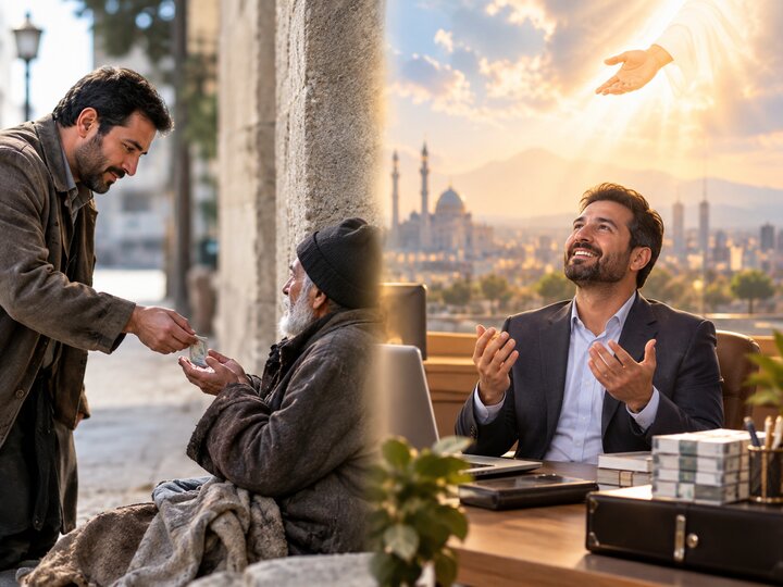Aumône : une transaction avec Dieu