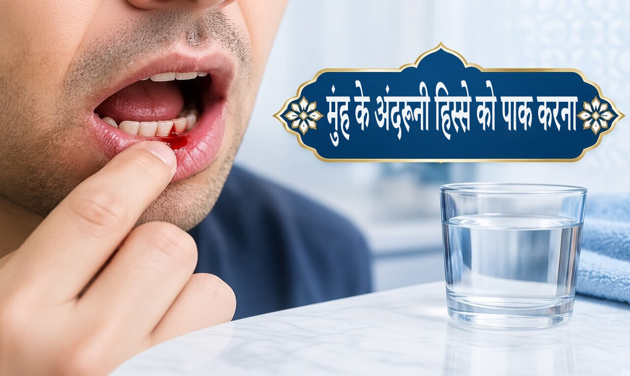 शरई अहकाम | मुंह के अंदरूनी हिस्से को पाक करने का हुक्म