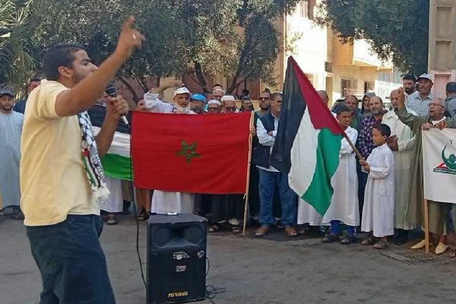 تپش دوباره خیابان‌های مراکش؛ تجمعات و راهپیمایی‌های گسترده در سالگرد طوفان‌الاقصی