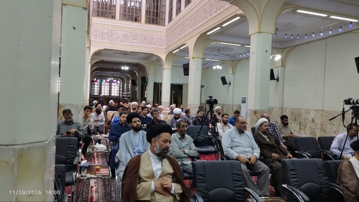 تصاویر|برگزاری جلسه ترویج پژوهش و رونمایی از کتاب «حقائق الاصولیه»