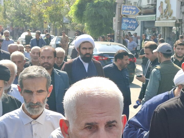 تصاویر/ تشییع پیکر آیت الله قربانی در آستانه اشرفیه