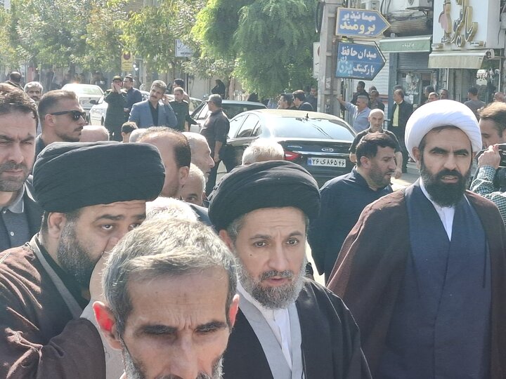 تصاویر/ تشییع پیکر آیت الله قربانی در آستانه اشرفیه
