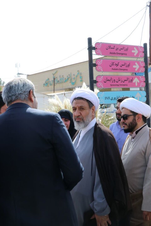 تصاویر/ بازدید امام جمعه کرمان از بخش ناباروری (I.V.F) بیمارستان افضلی پور