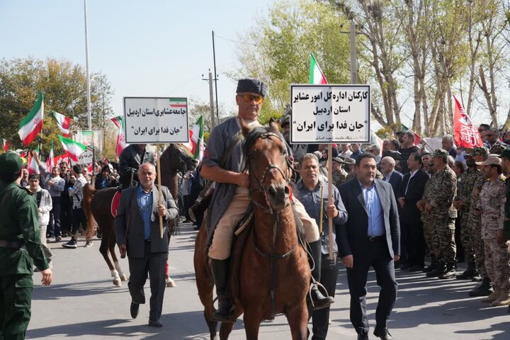 تصاویر/ رزمایش بزرگ جانفدایان در اردبیل