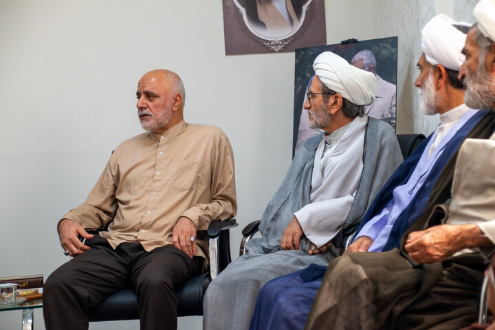 تصاویر/ مراسم تجلیل از پیشکسوتان دفاع مقدس حوزه علمیه استان کرمان