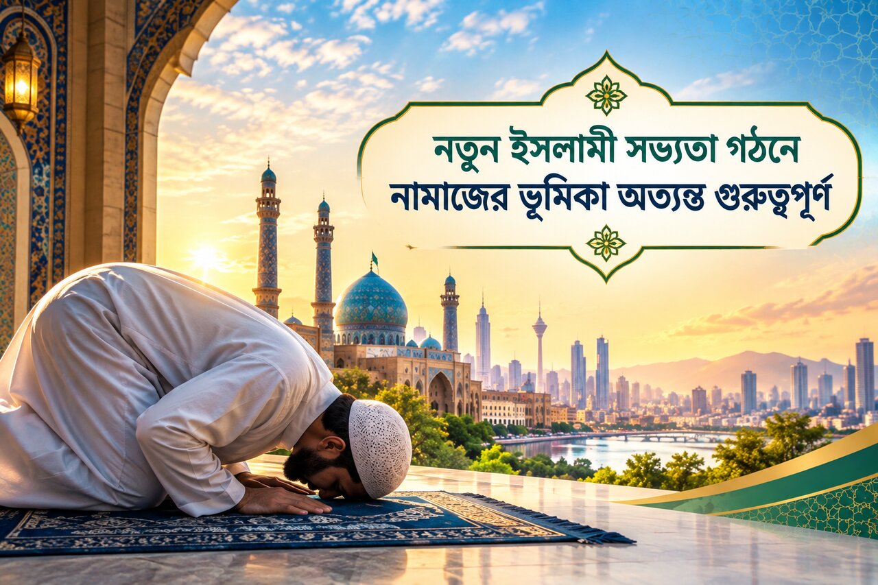 নতুন ইসলামী সভ্যতা গঠনে নামাজের ভূমিকা অত্যন্ত গুরুত্বপূর্ণ