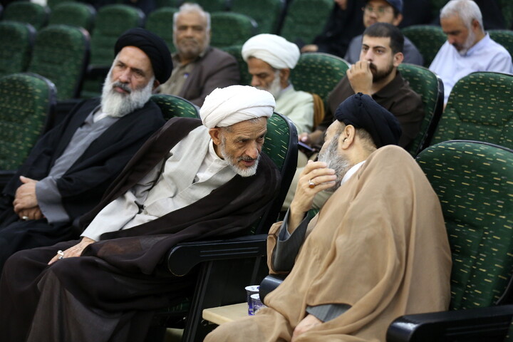 تصاویر/ مراسم بزرگداشت  پنجمین سالگرد ارتحال علامه حسن زاده آملی(ره)