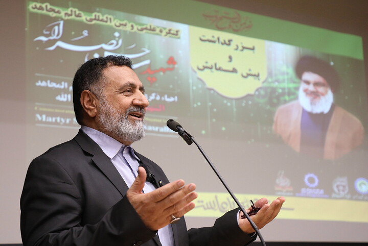 تصاویر/ آیین بزرگداشت عالم دینی تراز انقلاب اسلامی ؛ شهید سیدحسن نصرالله