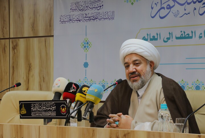 گردهمایی خطبای حسینی در نمایندگی قم عتبه مقدسه حسینیه
