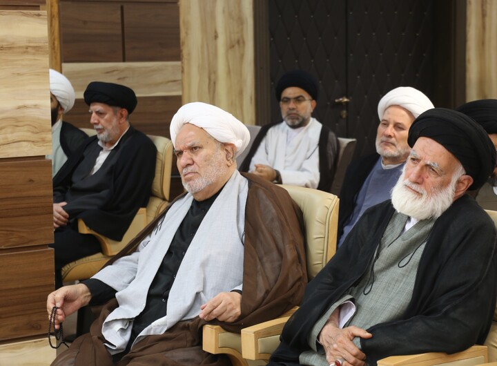 گردهمایی خطبای حسینی در نمایندگی قم عتبه مقدسه حسینیه