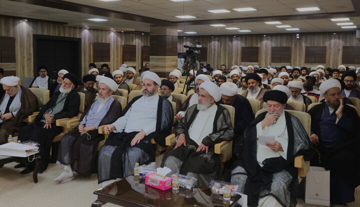 گردهمایی خطبای حسینی در نمایندگی قم عتبه مقدسه حسینیه
